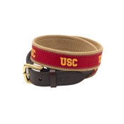 USC Trojans Men's Block Canvas Club Belt